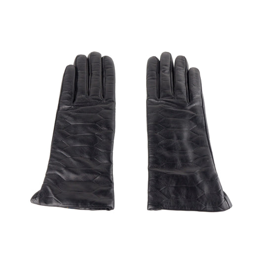 Black Leather Di Lambskin Glove